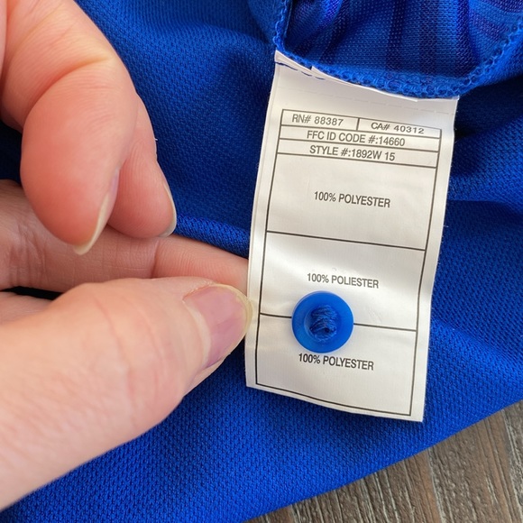 Adidas climalite polo T-shirt in size medium. Gray cup festival volunteer. - Picture 5 of 7